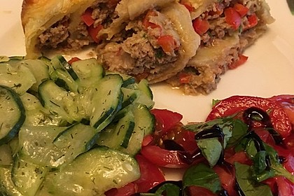 Hackfleisch-Blätterteig-Strudel 21