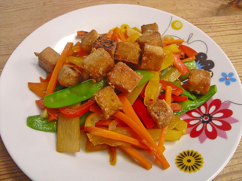 Grundrezept für knusprig gebratenen Tofu von gloryous | Chefkoch.de