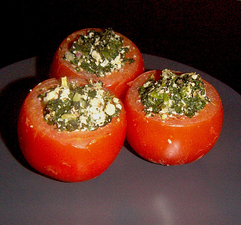 Gefüllte Tomaten mit Feta und Spinat von sundream2 | Chefkoch.de