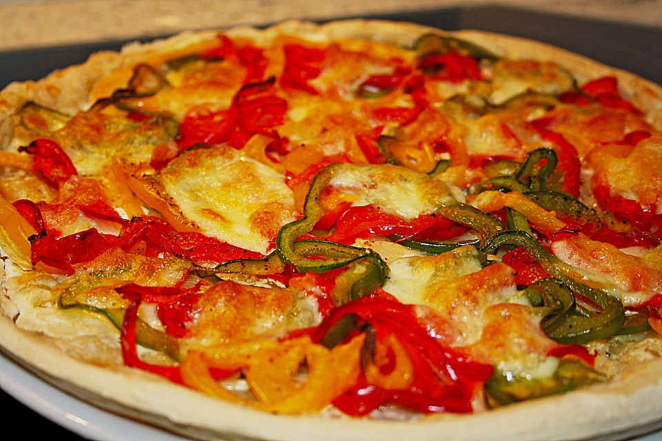 Paprika - Pizza von tinkerbell-tiny | Chefkoch.de