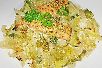 Lachs auf Spitzkohl 63
