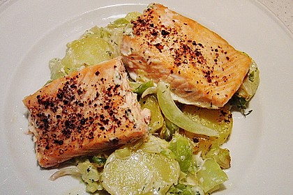 Lachs auf Spitzkohl 8
