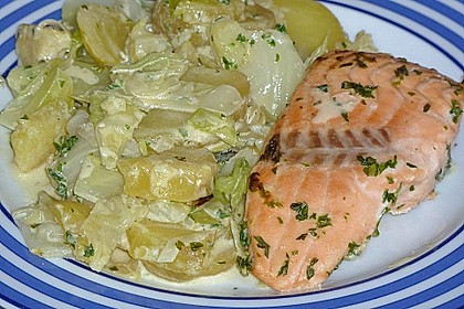 Lachs auf Spitzkohl 47