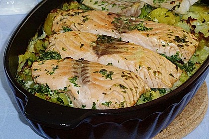 Lachs auf Spitzkohl 4