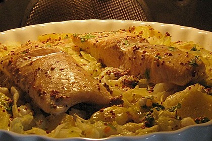 Lachs auf Spitzkohl 57