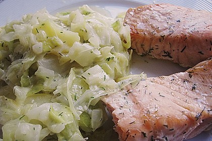 Lachs auf Spitzkohl 9