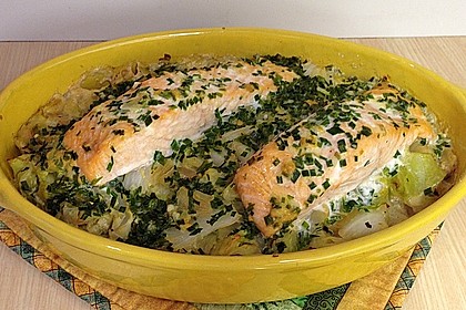 Lachs auf Spitzkohl 11