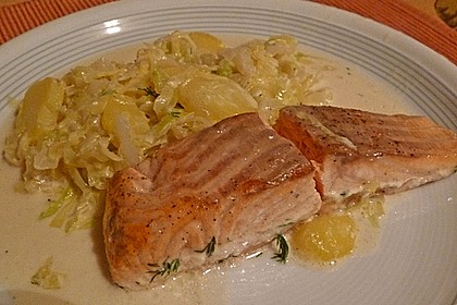 Lachs auf Spitzkohl 13