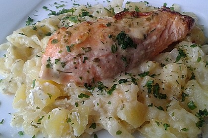 Lachs auf Spitzkohl