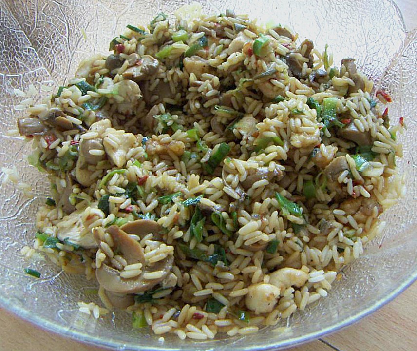 Asiatisch angehauchter Reissalat mit Pute und Lauch von juti | Chefkoch.de