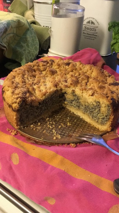 Mohnkuchen mit Quark und Streuseln von schraegervogel | Chefkoch.de