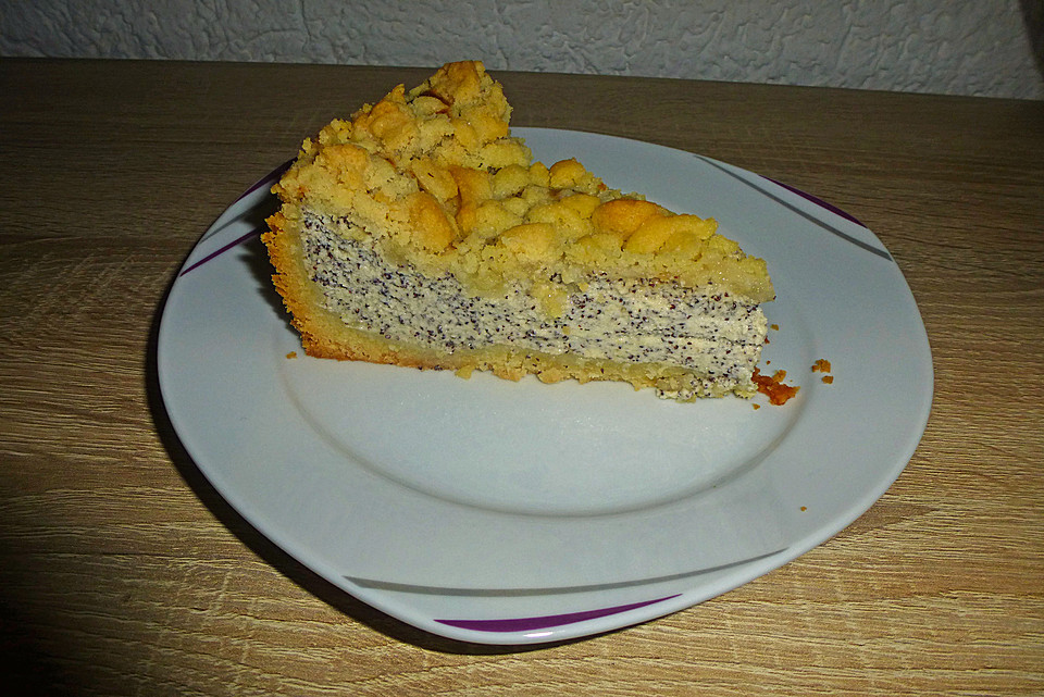 Mohnkuchen mit Quark und Streuseln von schraegervogel | Chefkoch.de