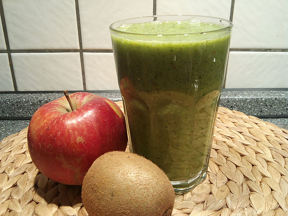 Grüner Kiwi-Apfel-Smoothie von gloryous | Chefkoch.de