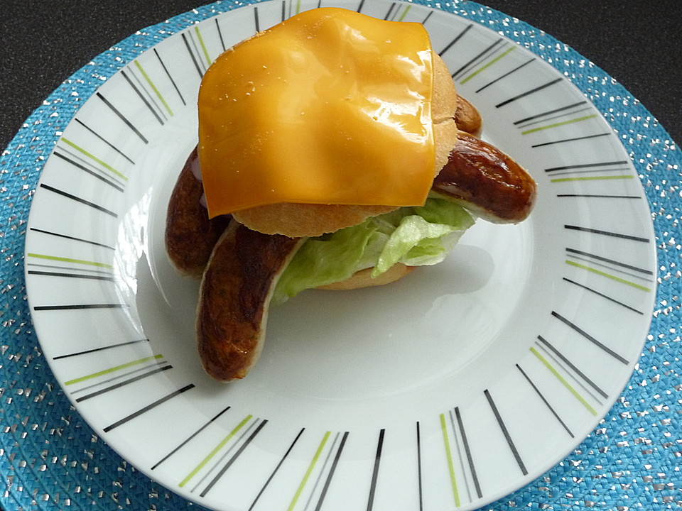 Saftiger Bratwurstburger von AnjaCeline | Chefkoch.de