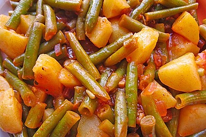 Grüne Bohnen mit Kartoffeln 1
