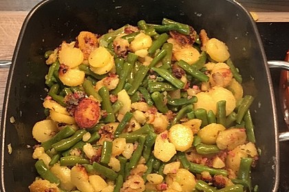 Grüne Bohnen mit Kartoffeln 3