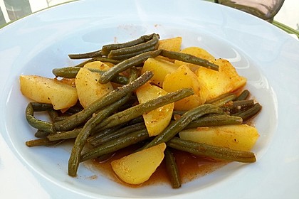 Grüne Bohnen mit Kartoffeln 5