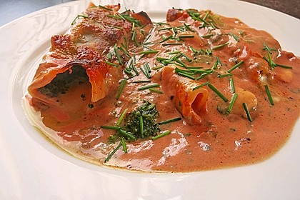 Vegetarisch gefüllte Cannelloni 7