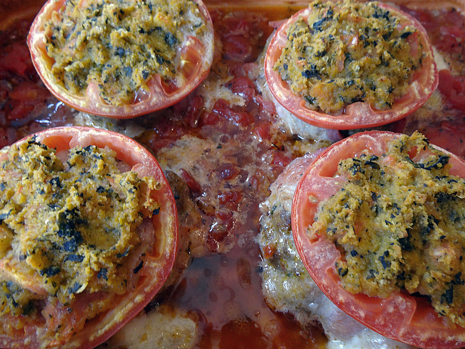 Mediterranes Tomaten-Mozzarella-Hacksteak von Chef24 | Chefkoch.de