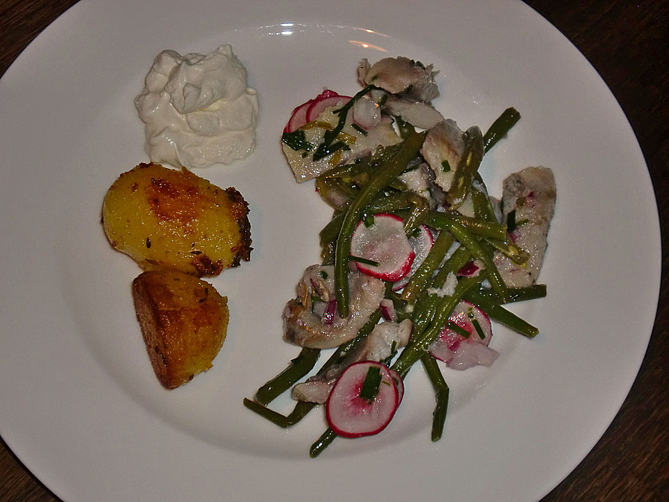 Bohnen-Matjes-Salat mit Kümmelkartoffeln von McMoe | Chefkoch.de