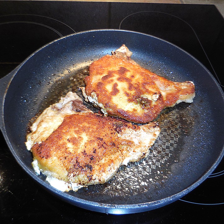 Jörgs gefüllte Koteletts mit Parmesankruste von TopfguckerMG | Chefkoch.de