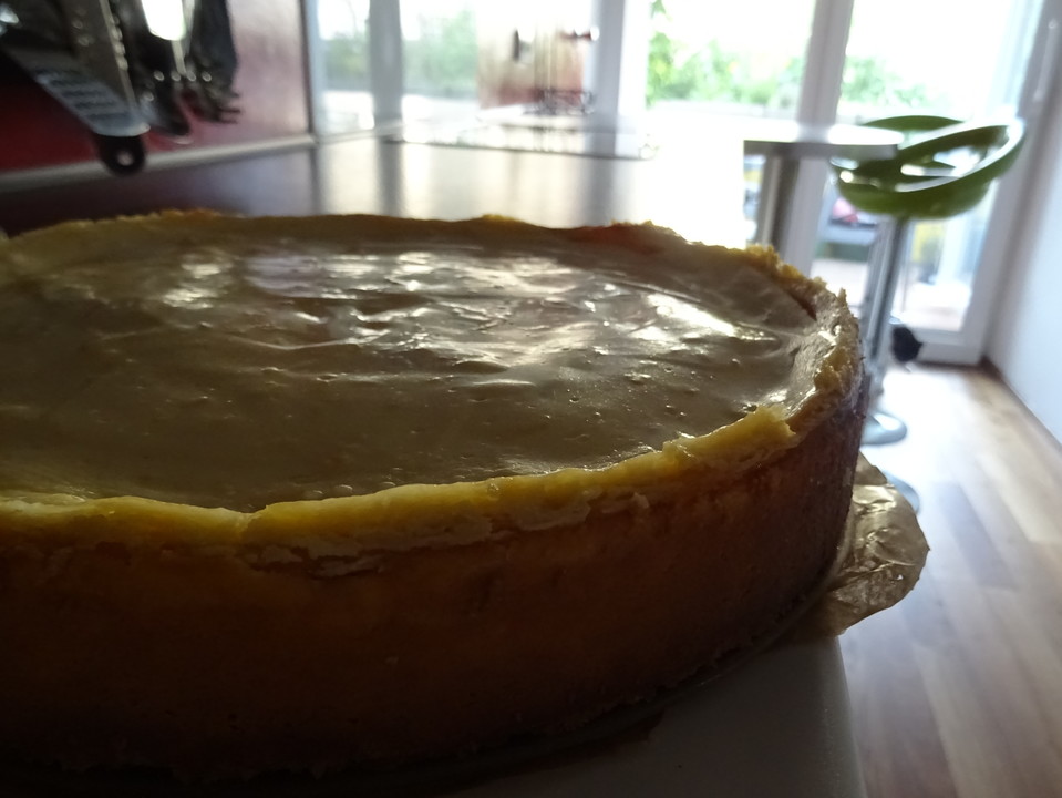 Amerikanischer New York Cheesecake so wie der berühmte "Lindy's" von