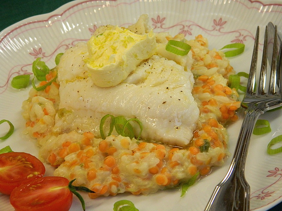 Fischfilet mit Limettenbutter und Linsen-Risotto von schaech001 ...