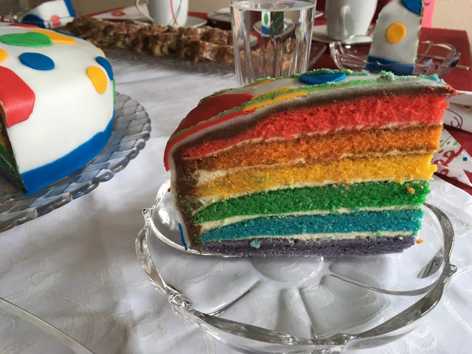 Regenbogen-Torte von sweetee | Chefkoch.de