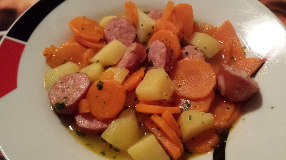 Möhreneintopf mit Mettenden von Eilbekschlemmer | Chefkoch.de