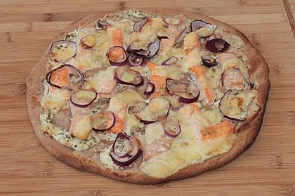 Lachs - Pizza 1