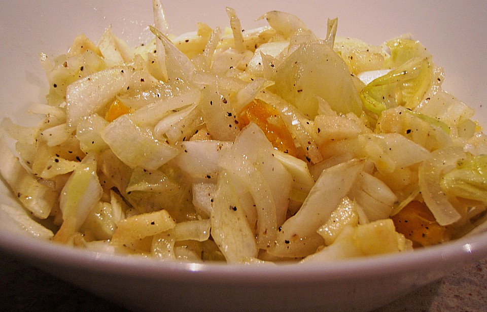 Chicoree - Salat mit Orangen von witwebolte | Chefkoch.de