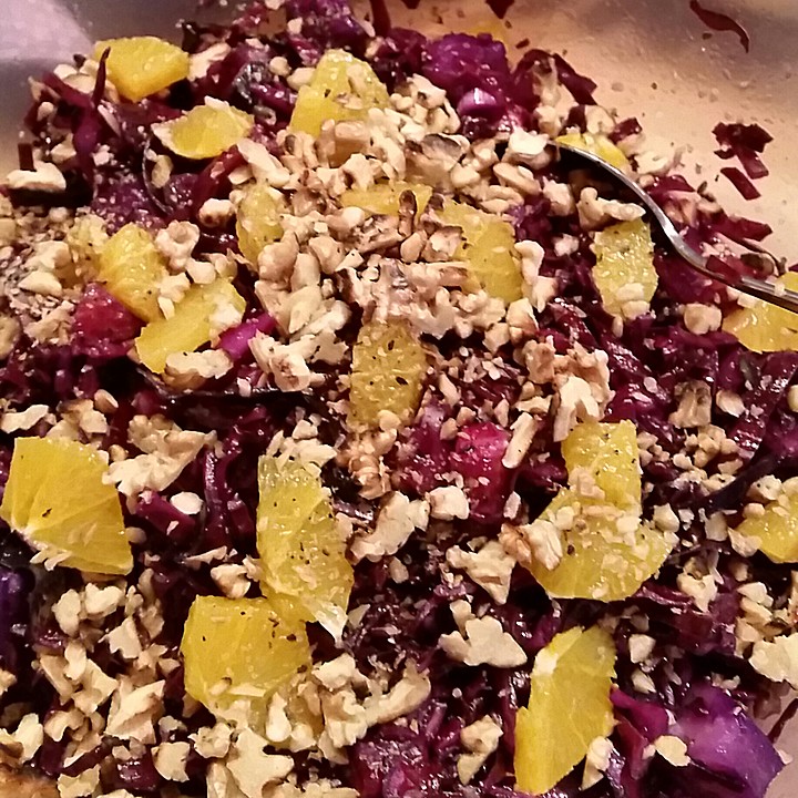 Rotkohlsalat mit Orangen von Saarelfe | Chefkoch.de