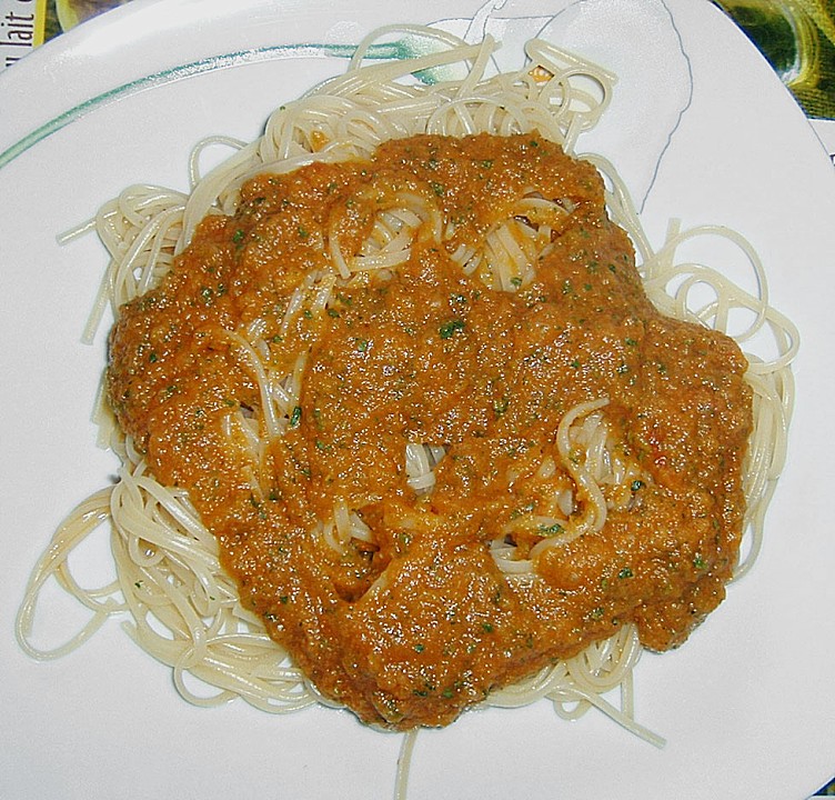 Möhren Paprika Sauce für Nudeln von Rike Chefkoch.de