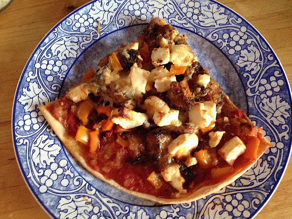 Gyros Pizza von bross Chefkoch.de