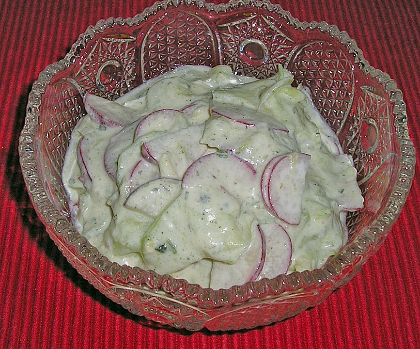Gurkensalat mit Schmand von thomashas | Chefkoch.de