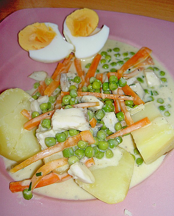 Gemüse - Ragout mit Lachs und Pellkartoffeln von pingu41269 | Chefkoch.de