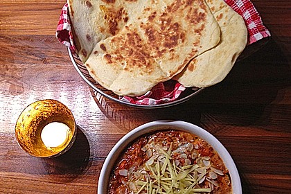 Indisches Naan Brot