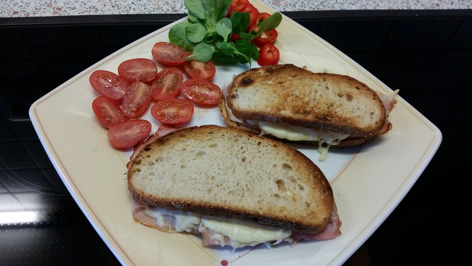 Schinken - Käse - Sandwich von easycook | Chefkoch.de