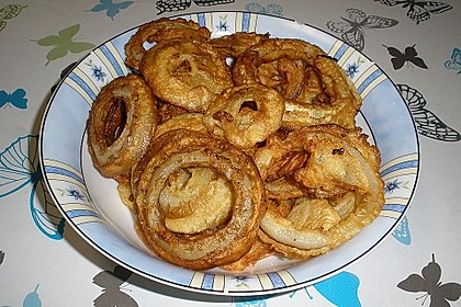 Zwiebelringe Im Backteig Zwiebelringe Im Backteig
