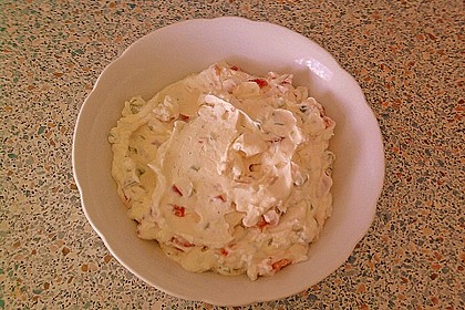 Fresh Cheese Spread with Tomatoes and Onions