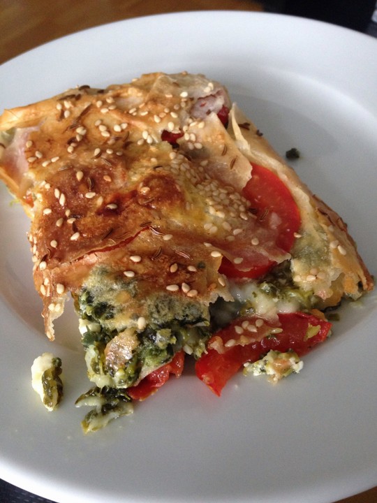 Spinat-Tomate-Feta-Börek Vom Blech Von Sophie_berlin | Chefkoch.de