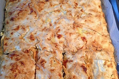 Spinat-Tomate-Feta-Börek vom Blech 9