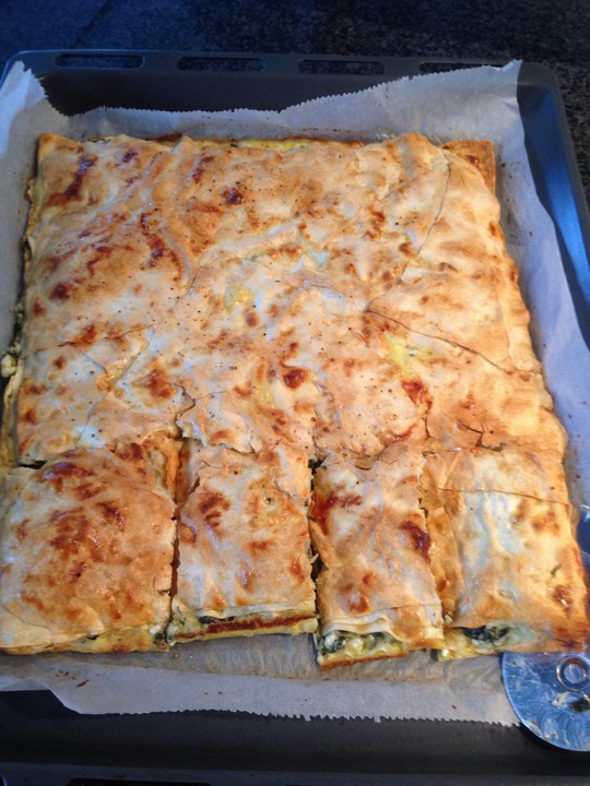 Spinat-Tomate-Feta-Börek Vom Blech Von Sophie_berlin | Chefkoch.de