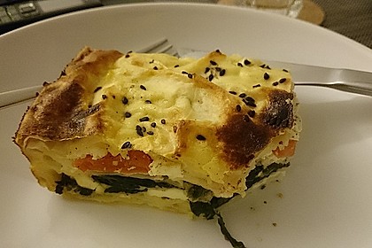Spinat-Tomate-Feta-Börek vom Blech 5