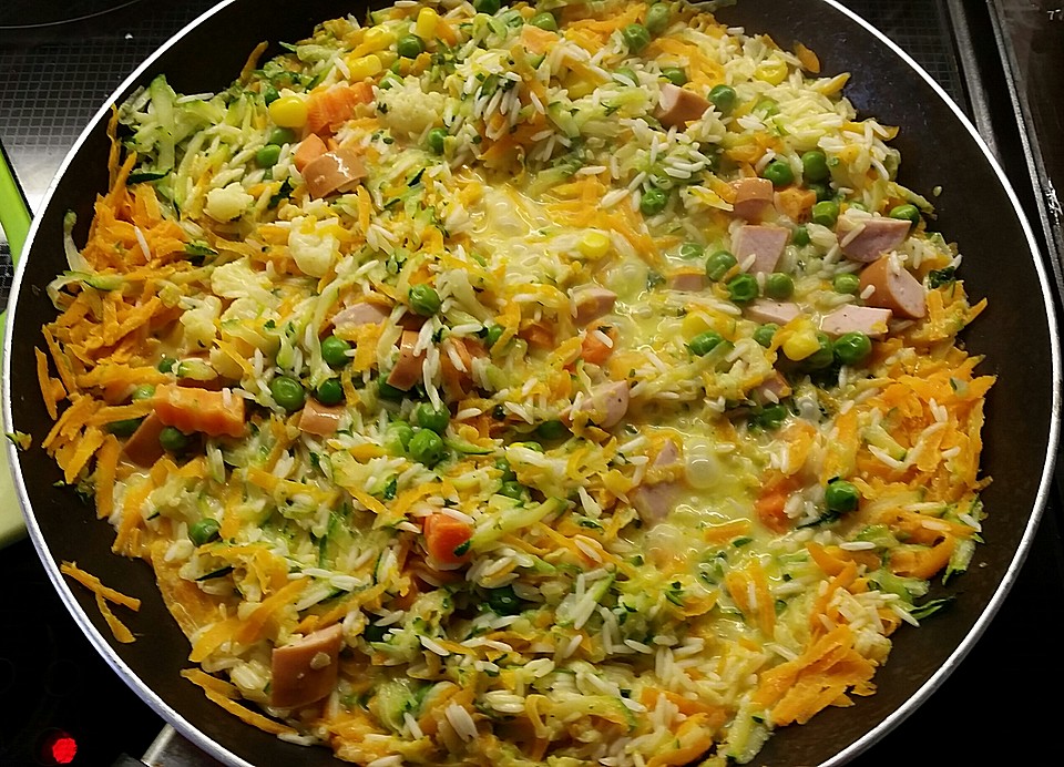 Gemüsepfanne mit Reis von sesbaby | Chefkoch.de