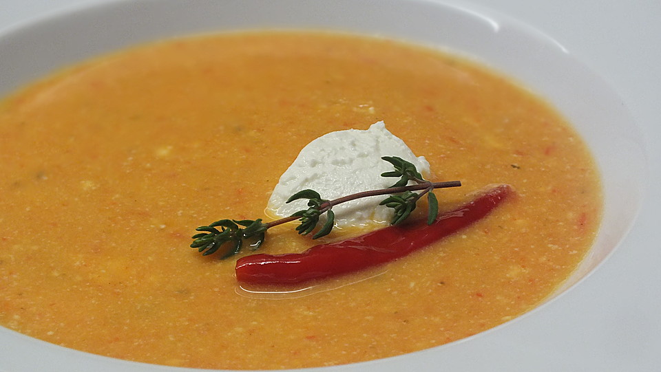 Paprika-Ricotta-Suppe von Gretsi | Chefkoch.de