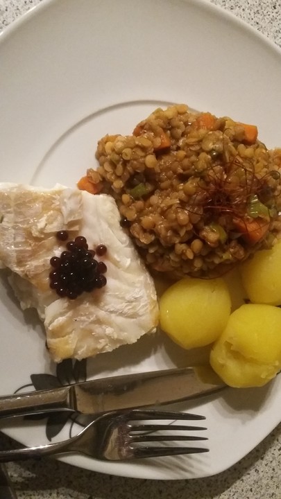 Balsamico-Linsen mit Minutensteaks von KochMaus667 | Chefkoch.de