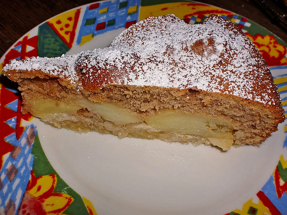 Apfelkuchen mit karamellisierten Walnüssen von Delfina36 | Chefkoch.de