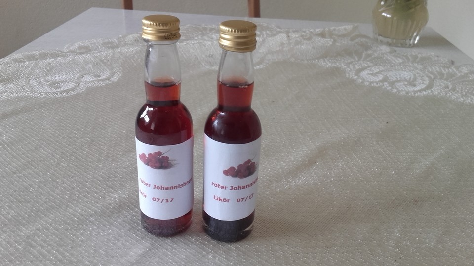 Aufgesetzter von roten Johannisbeeren von Kochleidenschaft | Chefkoch.de