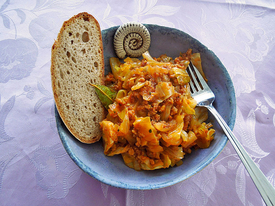 Geplatzte Kohlroulade vegetarisch von BlackPeppa | Chefkoch.de